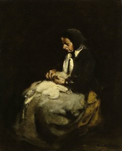 Frau beim Nähen