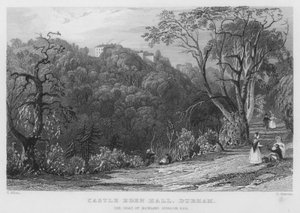 Castle Eden Hall, Durham, der Sitz von Rowland Burdon (Stich)