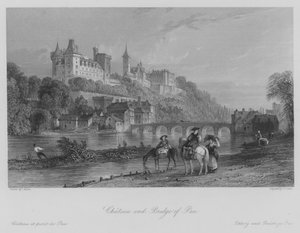 Schloss und Brücke von Pau