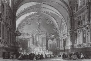 Kirche von St. Tour, Toulouse von Thomas (after) Allom