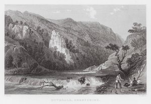 Dovedale, Derbyshire (Stich) von Thomas (after) Allom