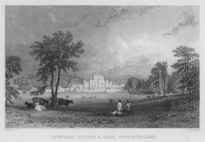 Lowther Castle und Park, Westmorland (Stich)