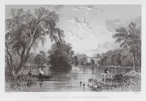 Rufford Hall, Nottinghamshire von Thomas (after) Allom