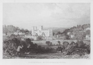Southwell, Nottinghamshire (Stich) von Thomas (after) Allom
