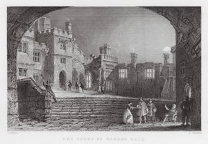 Der Hof von Haddon Hall von Thomas (after) Allom