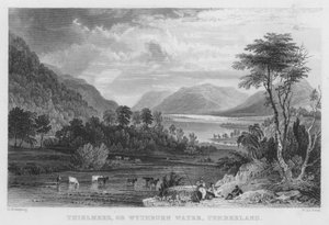 Thirlmere, oder Wythburn Water, Cumberland (Stich)