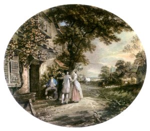 Joseph Andrews von Henry Fielding, Illustration von Thomas Hearne von Thomas (after) Hearne