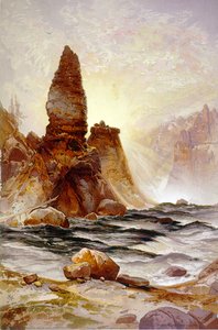 Der Turm der Tower Falls, Yellowstone