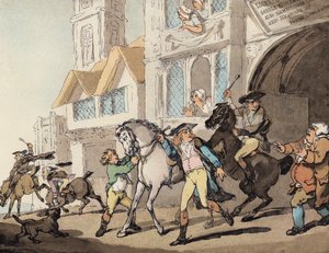 Auf dem Weg zu einer Dachshetze
