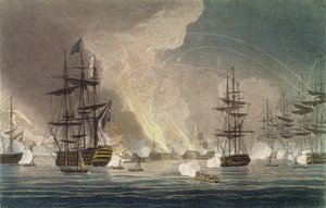 Die Bombardierung von Algier durch die Royal Navy von Thomas (after) Whitcombe