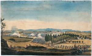 Schlacht von Vittoria von Thomas (attrib. to) McNiven
