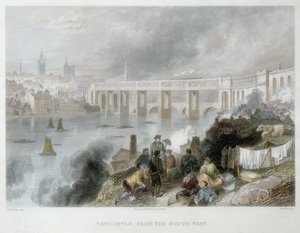 Newcastle-upon-Tyne von Südwesten