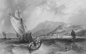 Smyrna, vom Hafen aus, Kleinasien
