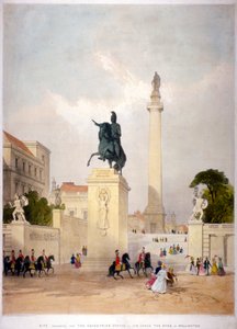 The Mall und Waterloo Place, Westminster, London von Thomas Allom