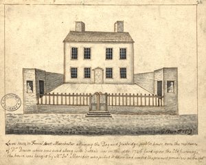 Levers House, Manchester, 1819 von Thomas Barritt