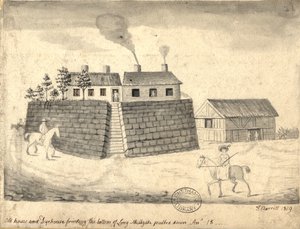 Alte Färberei und Färberei, Manchester, 1819