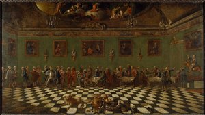 Das englische Clubhaus in Florenz von Thomas and Batoni Pompeo Girolamo Patch