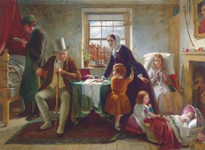 Die Stille der reinen Unschuld überzeugt, wo Worte versagen, 1855 von Thomas Brooks