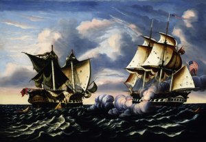 Eroberung der H.B.M. Fregatte Macedonian durch die U.S. Fregatte United States, 25. Oktober 1812, 1852