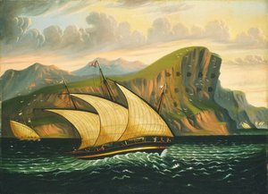 Felucca vor Gibraltar