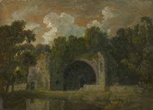 Ruinen in einer Landschaft