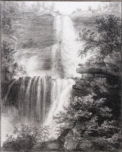 Wasserfälle bei Catskill von Thomas Cole