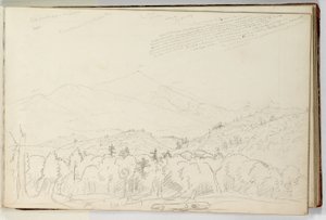 Ansicht des Schroon Mountain nach Norden, 28. Juni