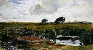 Wiese bei Arundel von Thomas Collier