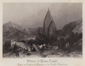 Außenansicht des Hindoo-Tempels