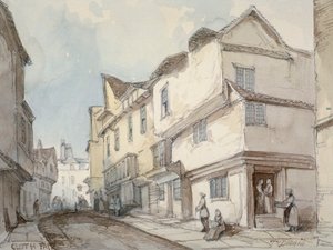 Cloth Fair, Smithfield, City of London, 1850