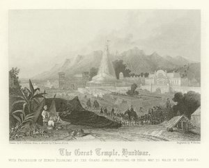 Der Große Tempel, Hurdwar, Indien