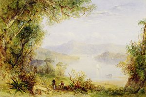 Ansicht am Hudson River, ca. 1840-45