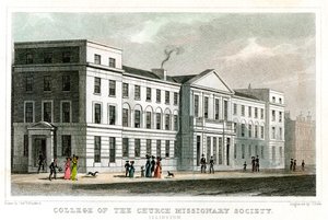 College der Church Missionary Society, Islington, London, 1827 von Thomas Dale