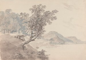 Akbarpur Gaut, nahe Rhotas, Indien von Thomas Daniell