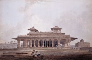 Teil des Palastes innerhalb der Festung von Allahabad