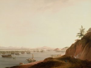 Schiffe auf dem Whampoa-Fluss von Thomas Daniell