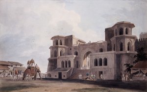 Das Panch Mahal Tor, Lucknow, Uttar Pradesh, um 1789