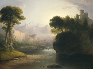 Fantasievolle Landschaft von Thomas Doughty