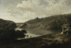 Blick auf einen See, um 1830 von Thomas Doughty