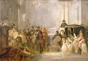 Prinz Charles Edward Stuart betritt Edinburgh