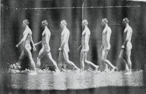 Marey-Rad-Fotografien von Jesse Godley, 1884 von Thomas Eakins