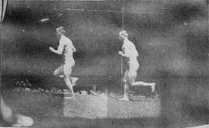 Marey-Rad-Fotografien von Jesse Godley, 1884 von Thomas Eakins