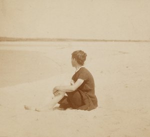 Mary Macdowell am Strand, Manasquan, New Jersey von Thomas Eakins