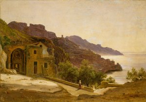 Terrasse bei Amalfi von Thomas Fearnley