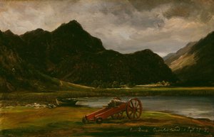 Die Kanone am Derwentwater von Thomas Fearnley