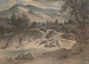 Die Labro-Fälle, 1824-42 von Thomas Fearnley