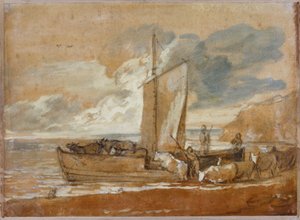 Eine Viehfähre, 1784-1788 von Thomas Gainsborough