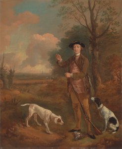 Major John Dade aus Tannington, Suffolk, ca. 1755