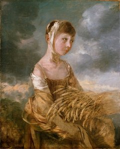 Margaret Gainsborough beim Ährenlesen