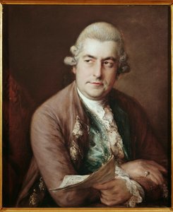 Porträt des deutschen Komponisten Johann Christian Bach von Thomas Gainsborough